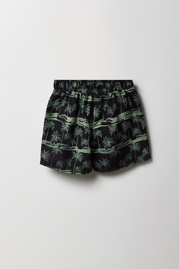Short de baignade avec motif tropical pour garçon