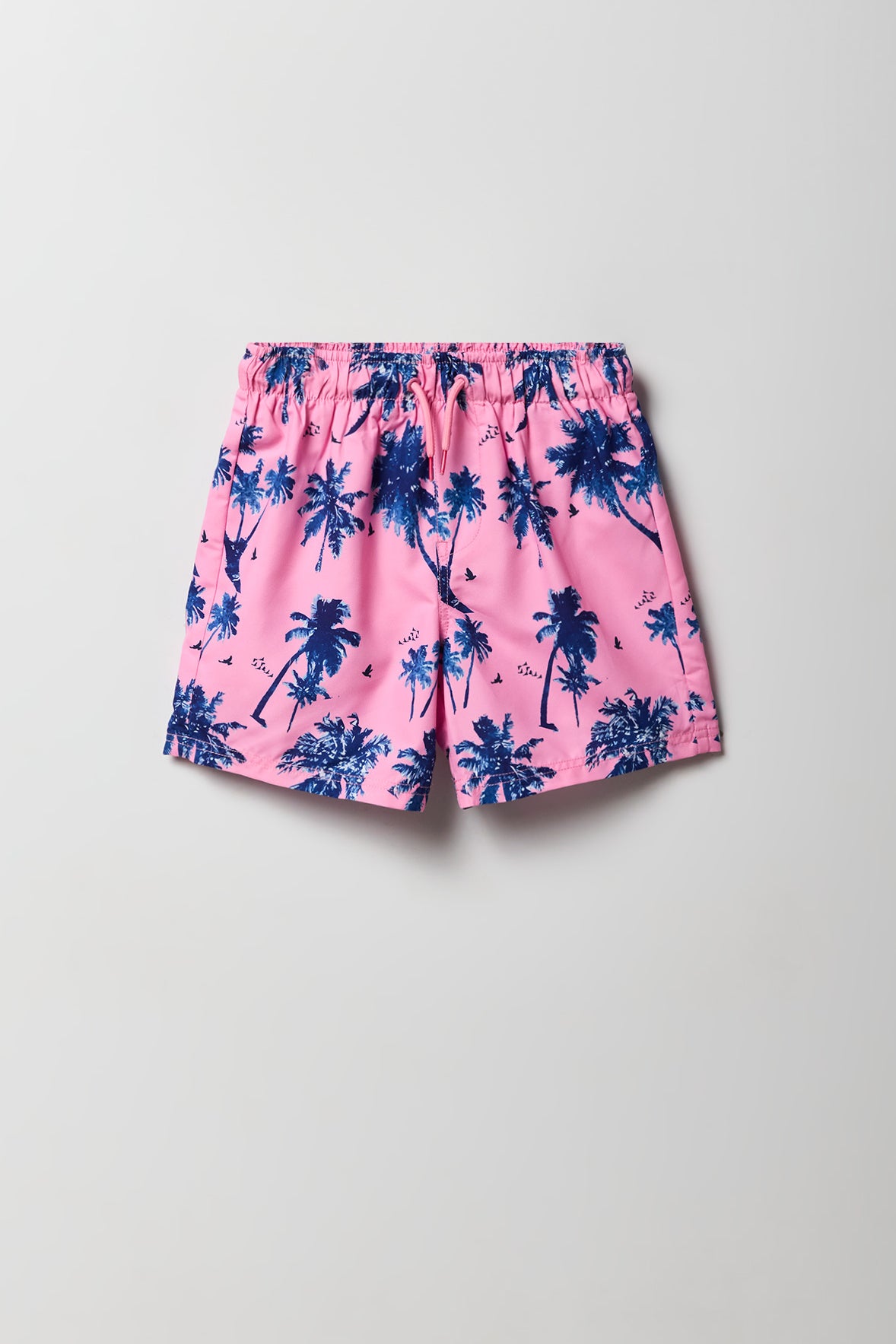 Short de bain à imprimé tropical pour garçons