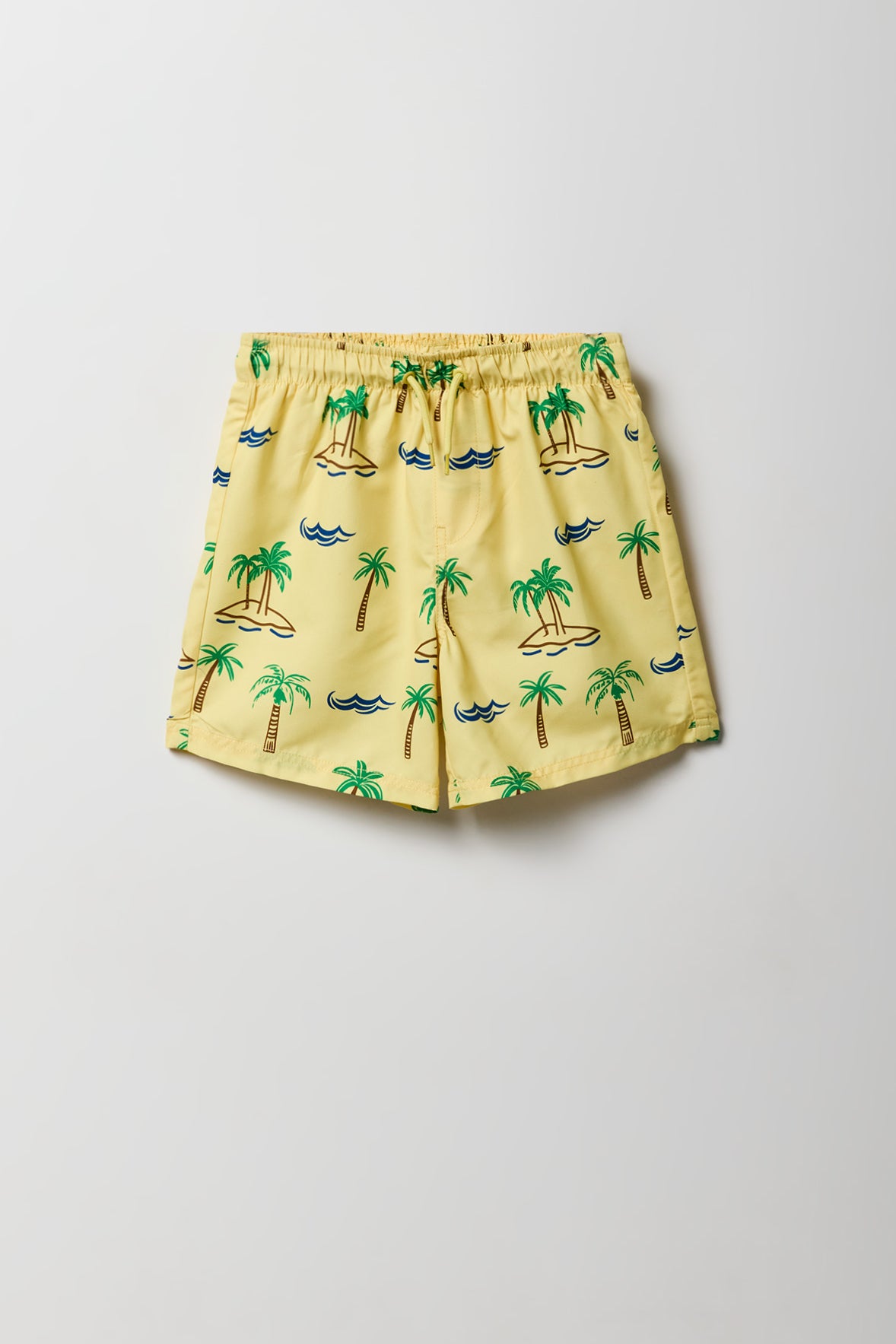 Short de bain à imprimé tropical pour garçons