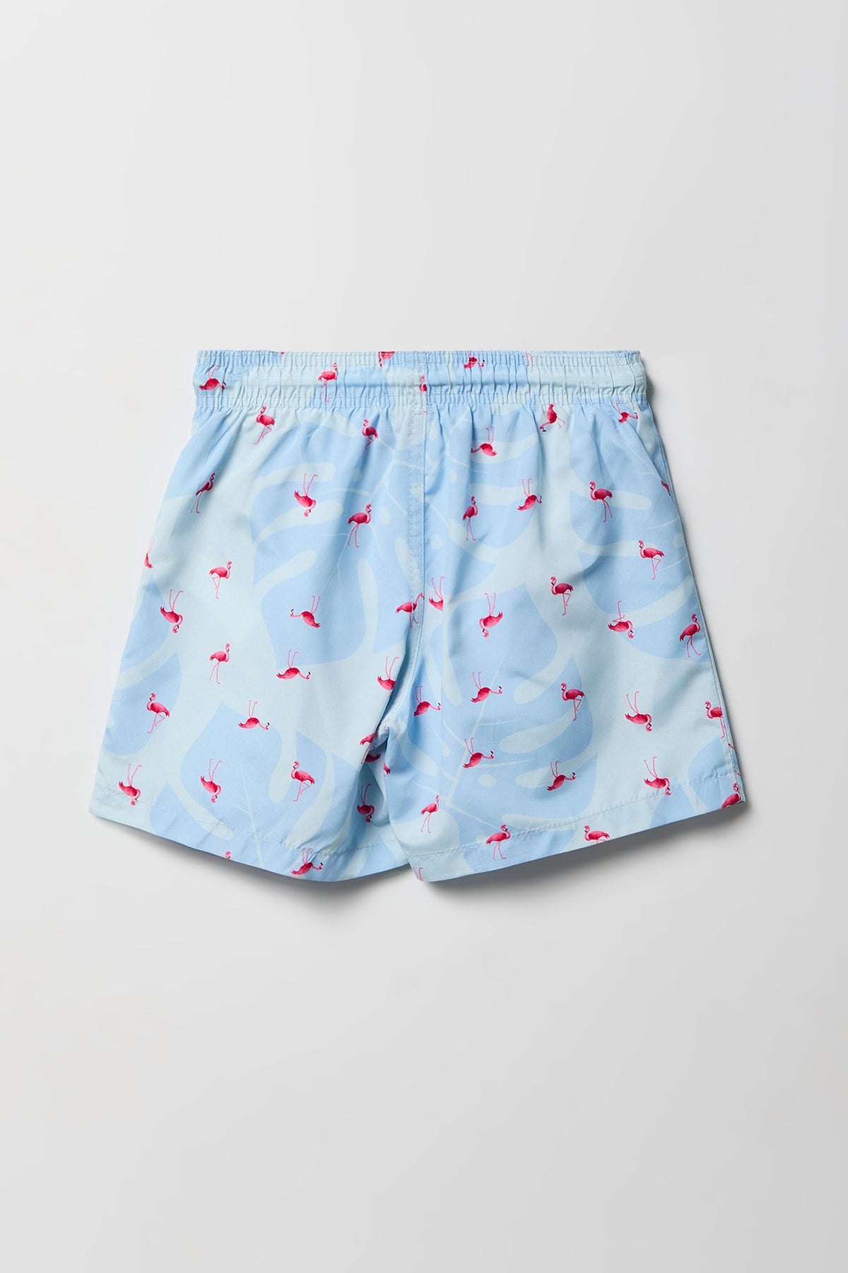 Alt View 2. Boys Printed Swim Short - Light Blue