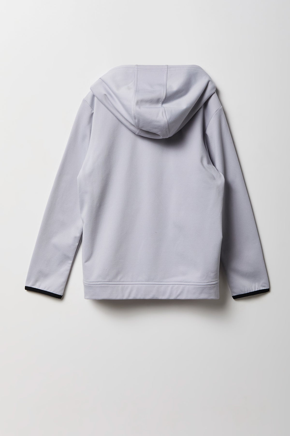 Alt View 2. Boys Active Powersoft Zip-Up Jacket - Light Grey