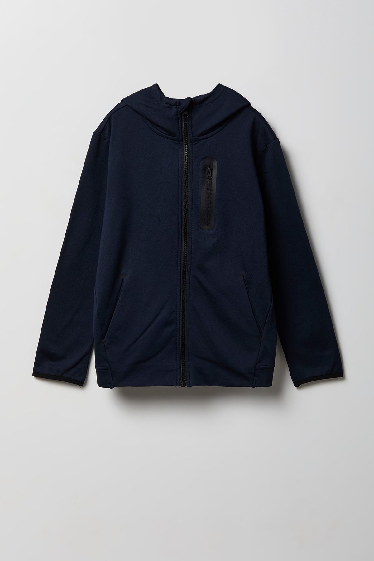Boys Active Powersoft Zip-Up Jacket - Navy