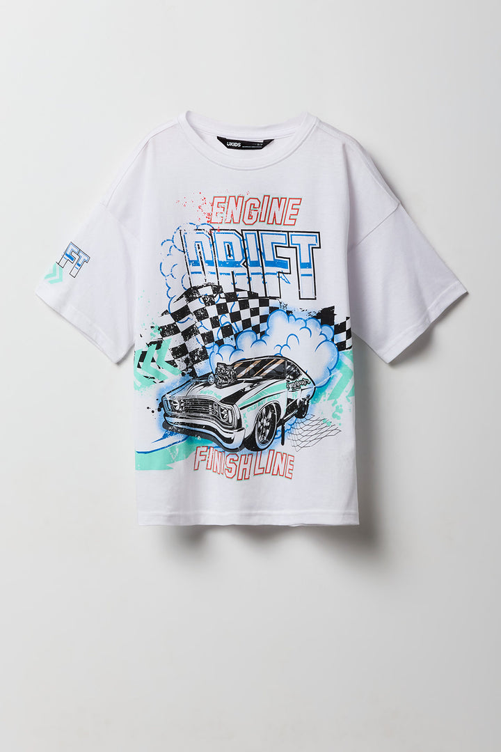 T-shirt à imprimé Racing pour enfant