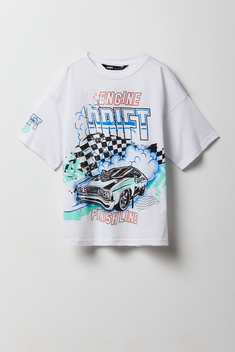 T-shirt à imprimé Racing pour enfant
