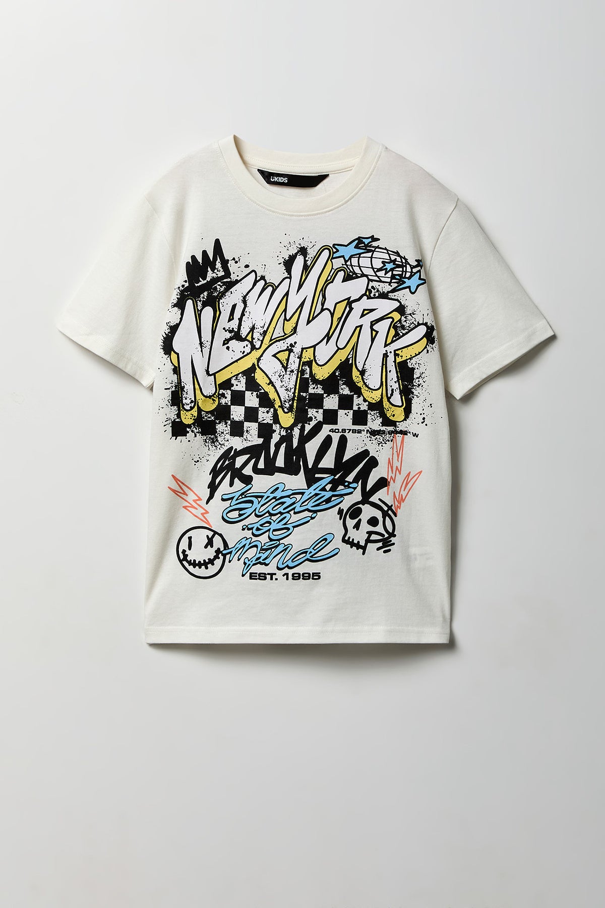 Kids Graphic T-Shirt - Off White
