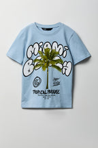 T-shirt à imprimé Destination pour enfant