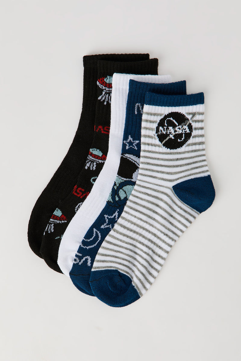Chaussettes à imprimé NASA pour enfant (5 paires)