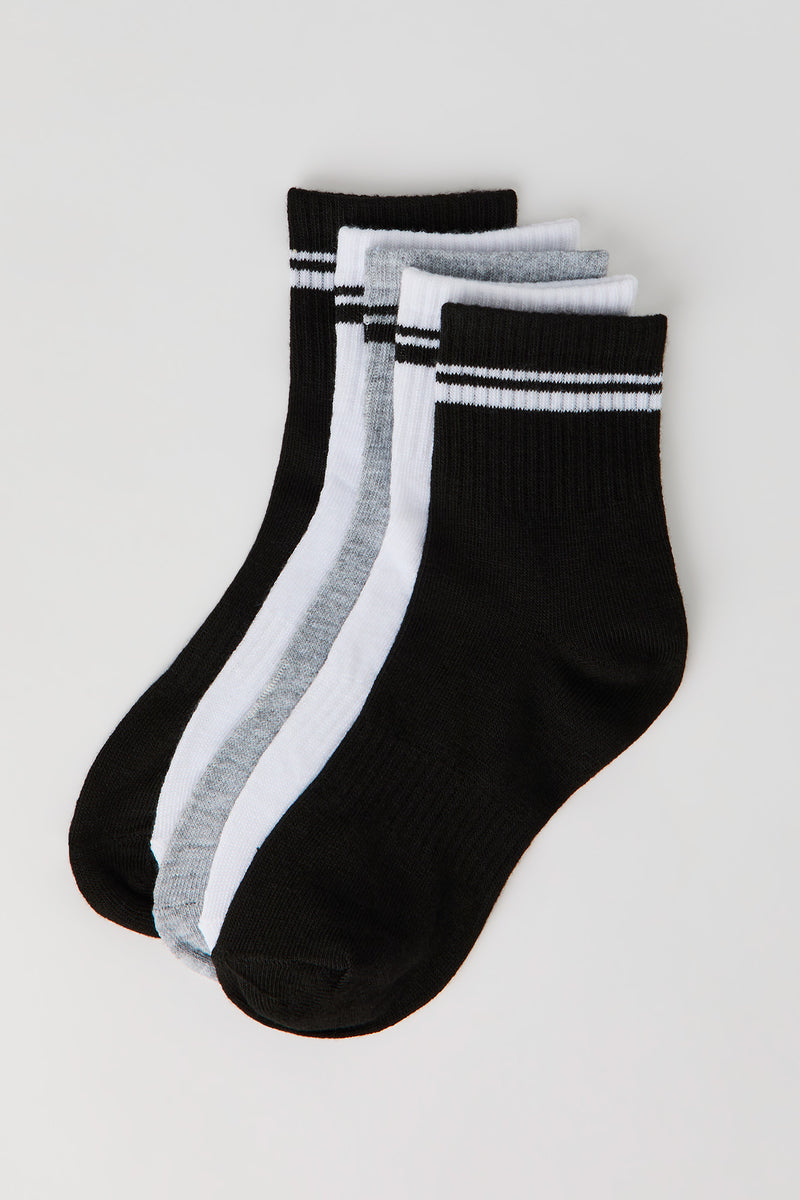 Chaussettes rayées pour enfant (5 paires)