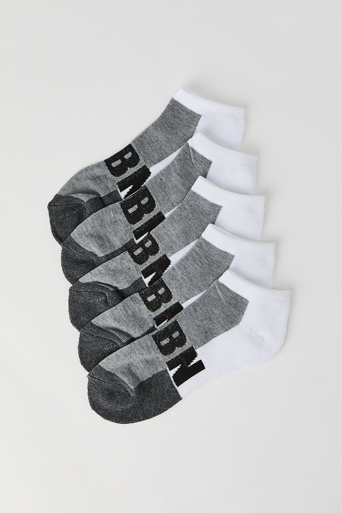 Boys URBN Ankle Socks (5 Pack) - White