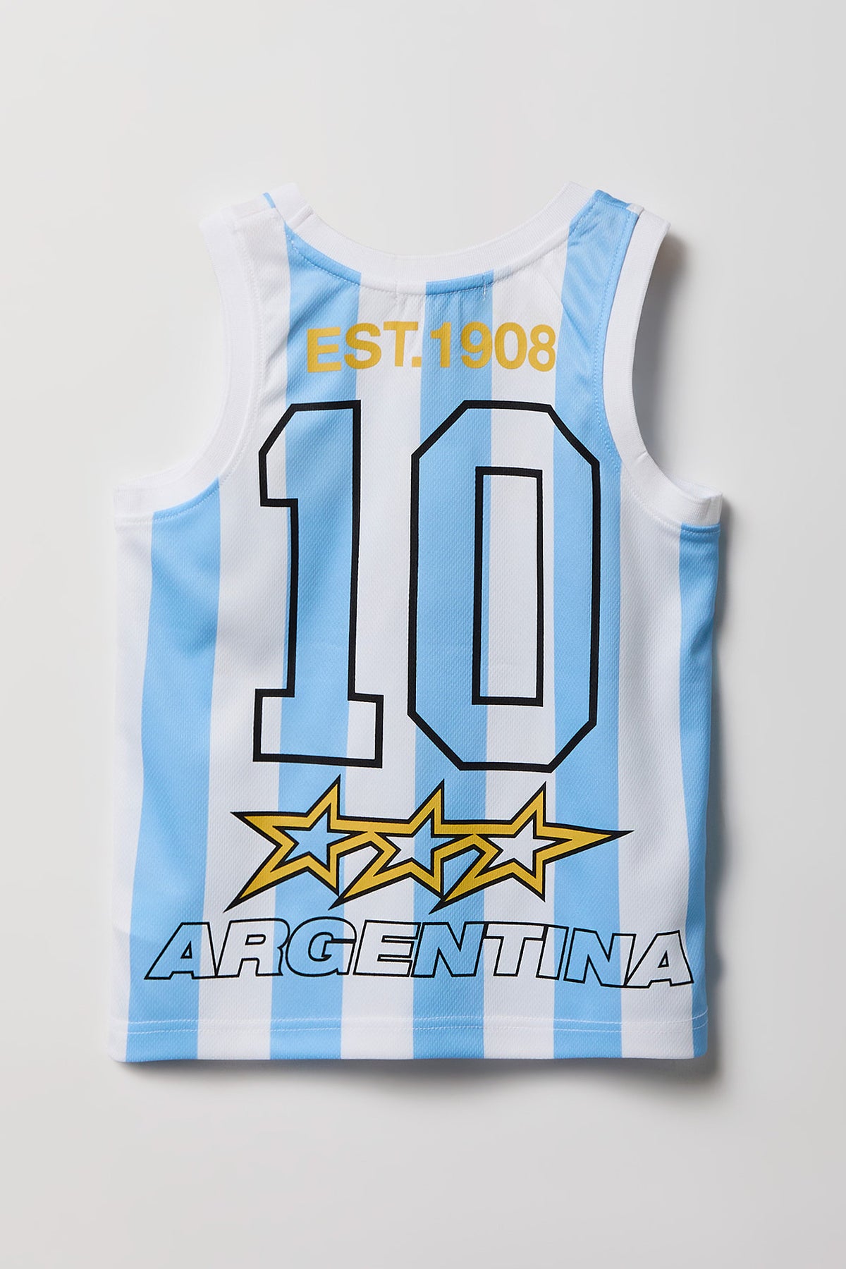 Vue alternative 4. Débardeur en filet à imprimé Argentine pour enfant