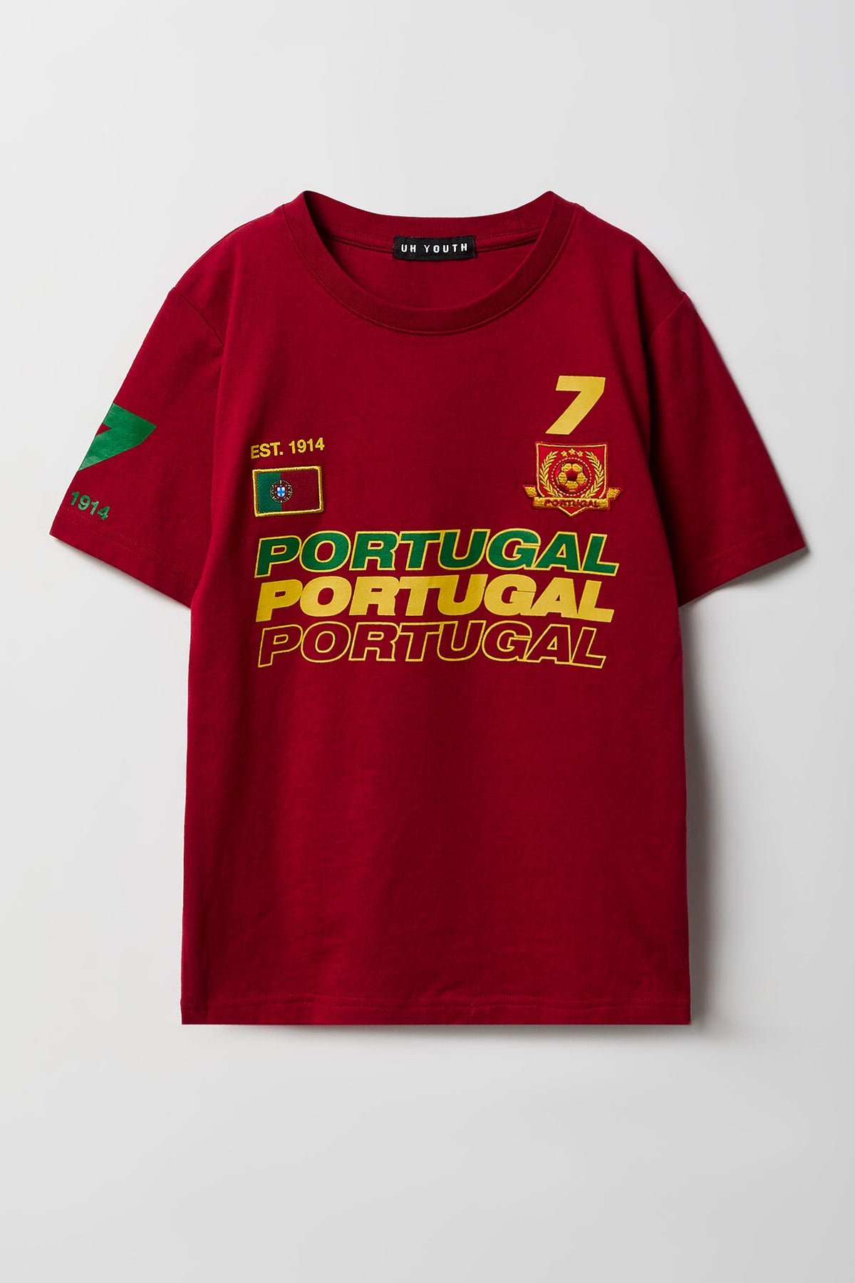 Vue alternative 3. T-shirt à imprimé Portugal pour enfant