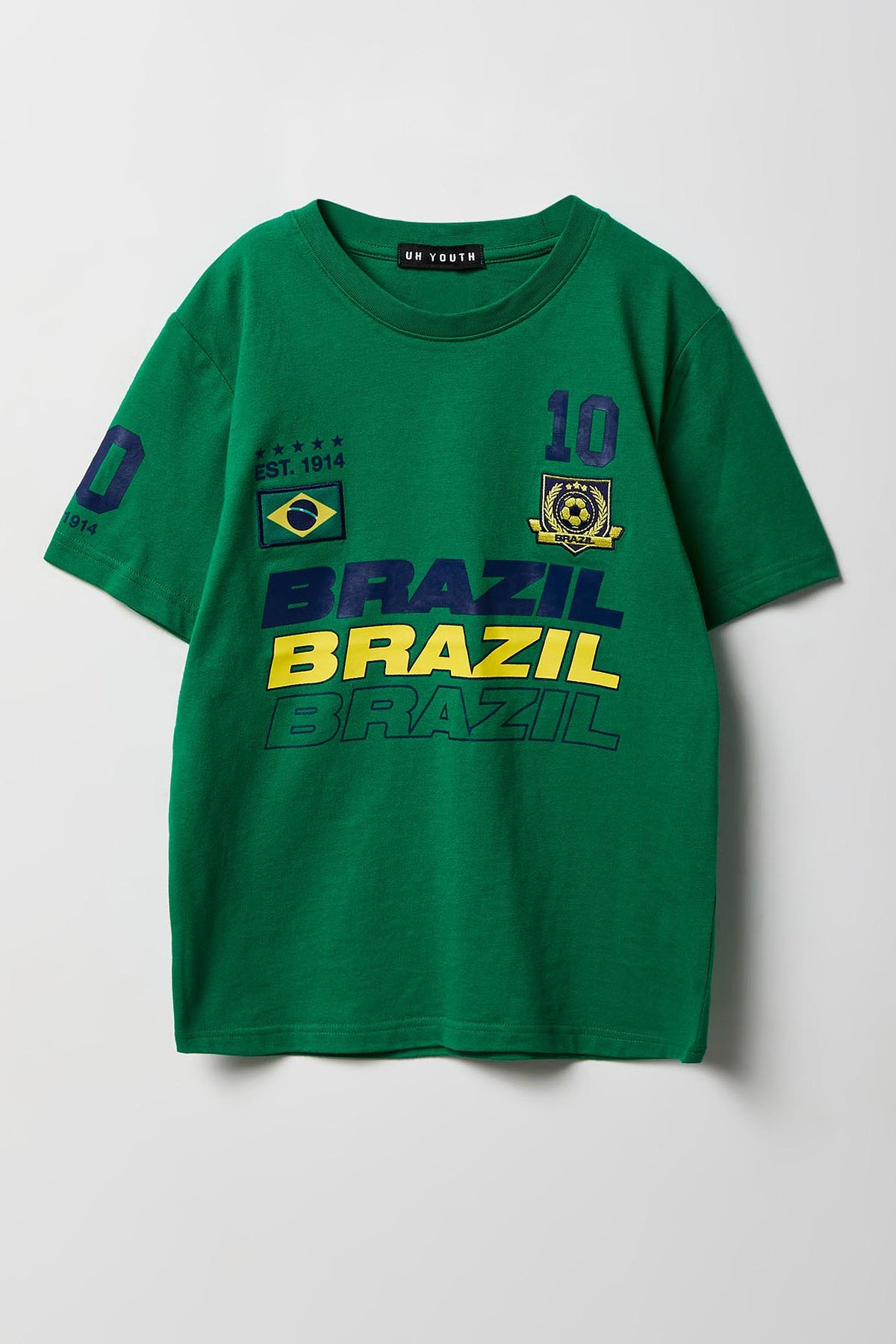 Alt View 3. Kids Brazil Graphic T-Shirt - Green