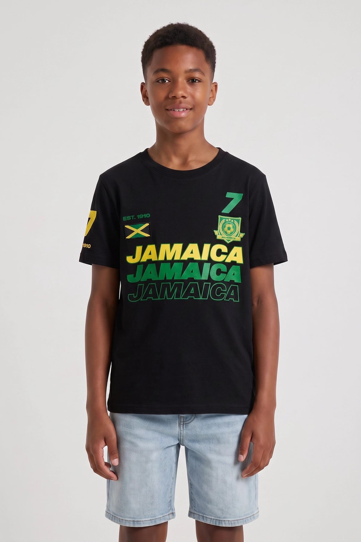 T-shirt à imprimé Jamaïque pour enfant