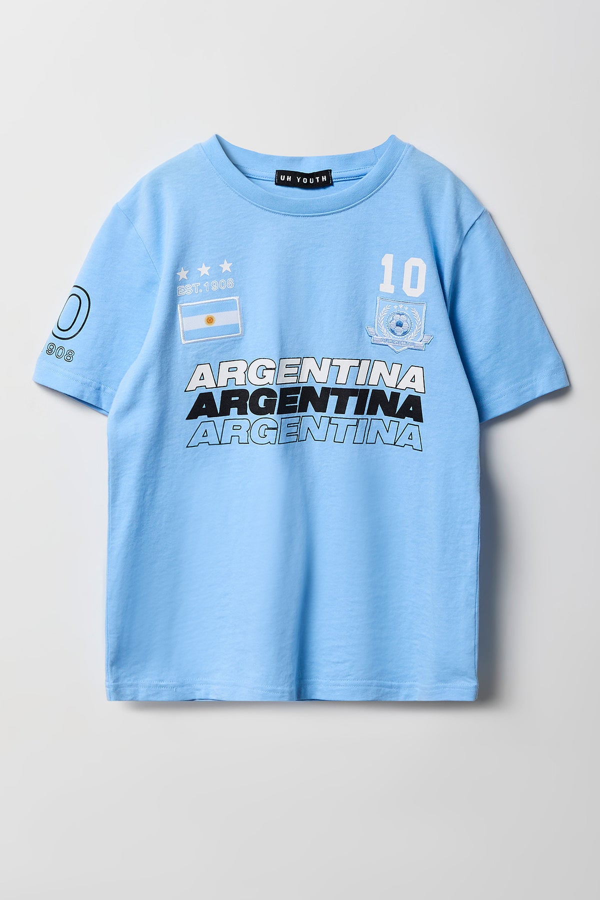 Vue alternative 3. T-shirt à imprimé Argentine pour enfant
