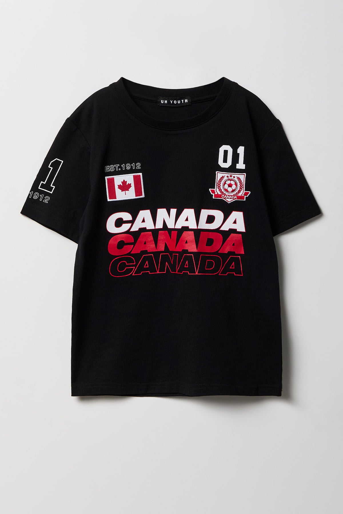 Vue alternative 3. T-shirt à imprimé Canada pour enfant