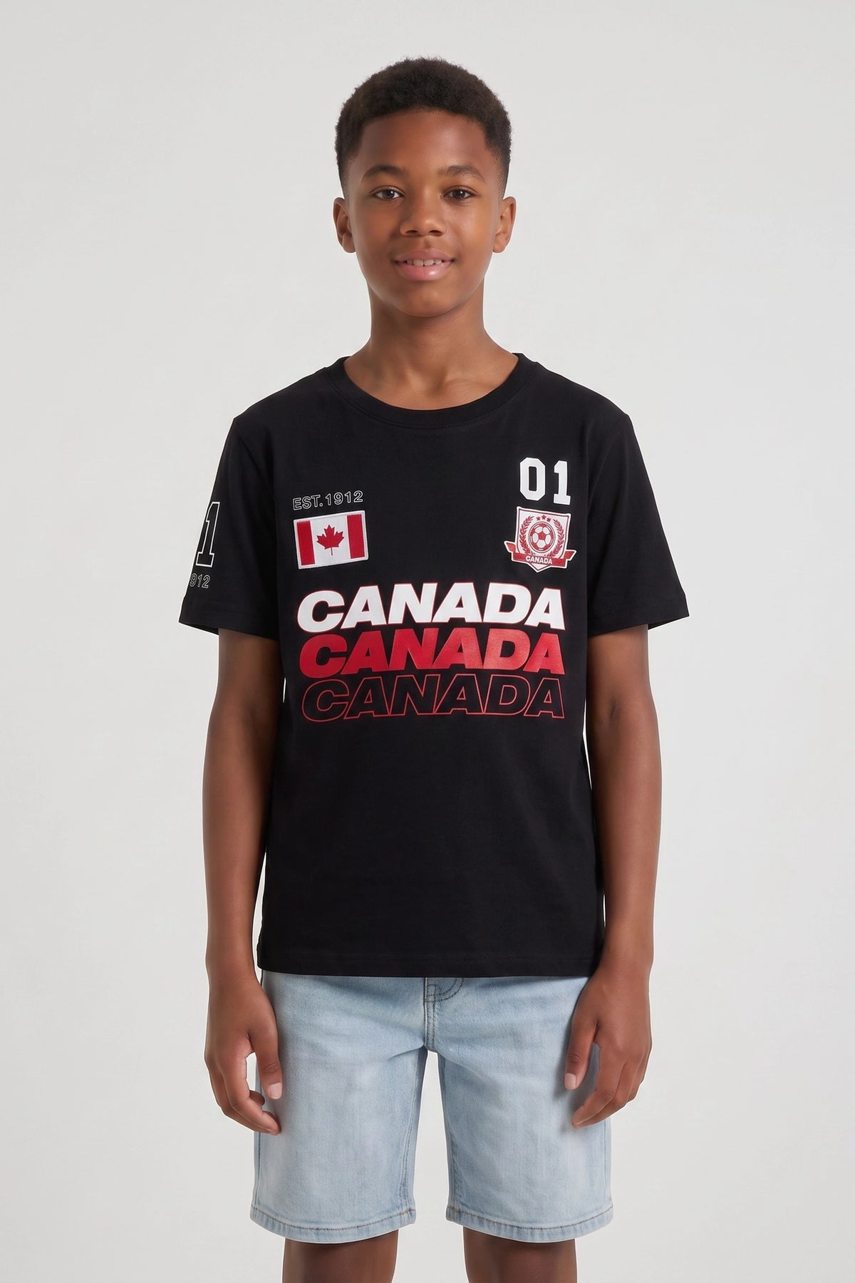 T-shirt à imprimé Canada pour enfant