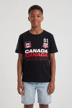 T-shirt à imprimé Canada pour enfant