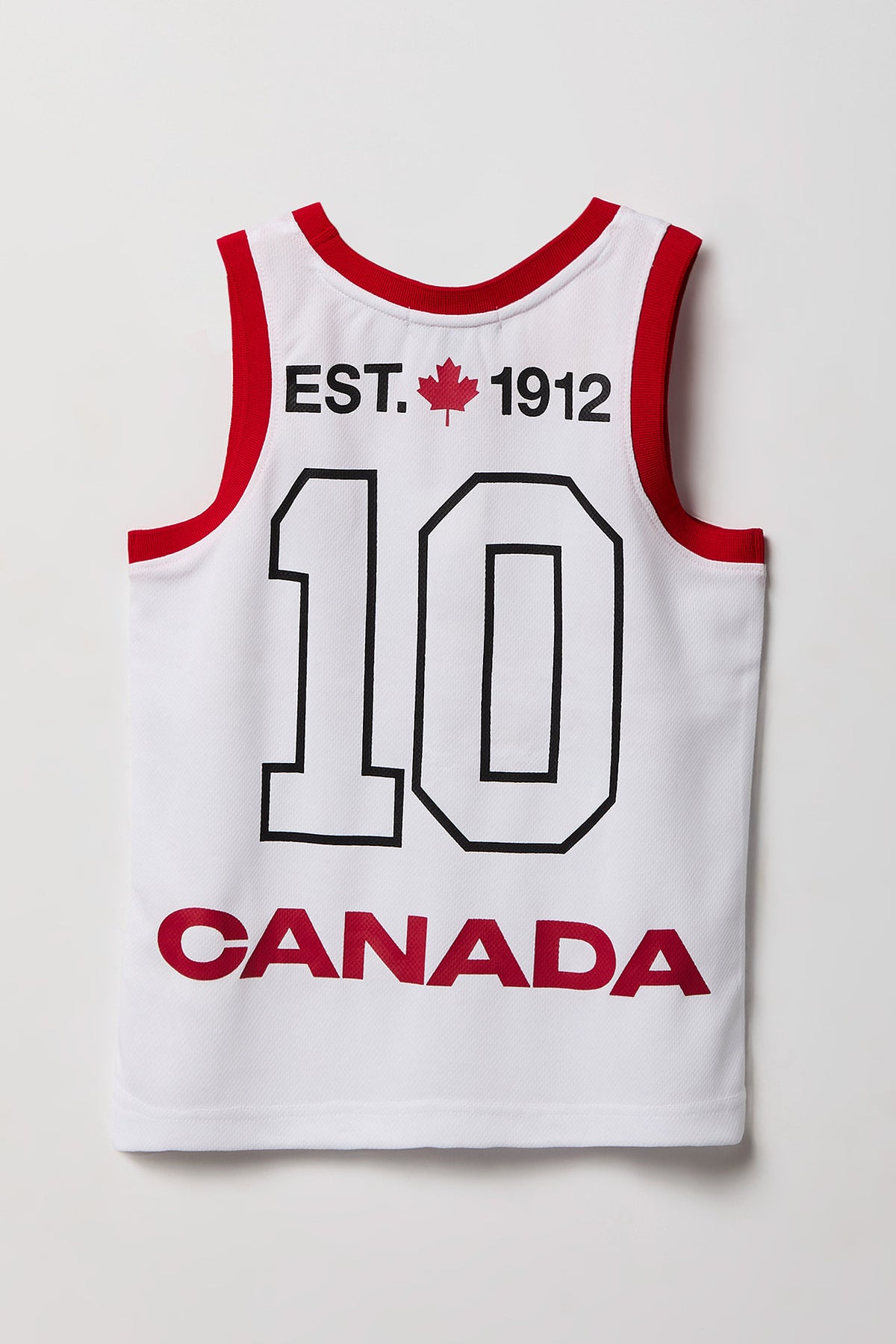 Alt View 4. Kids Canada Graphic Mesh Tank - White