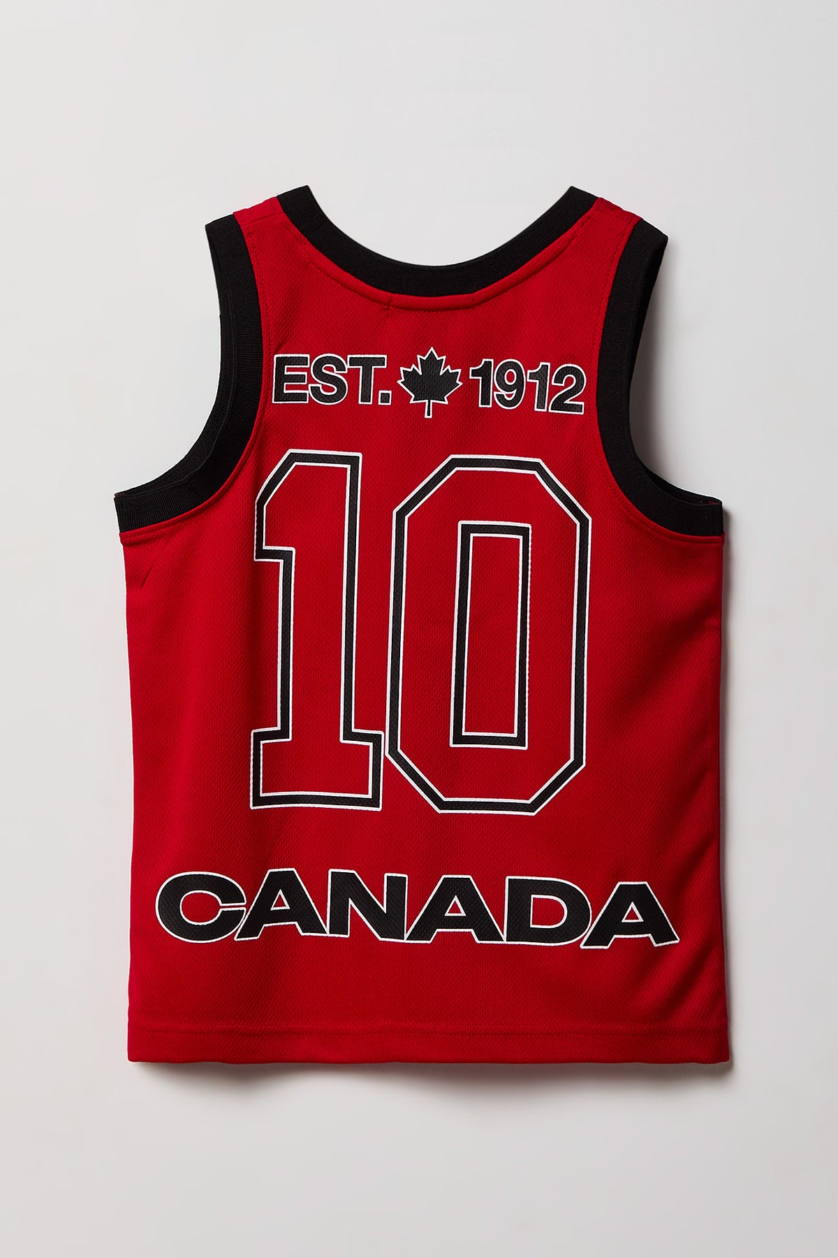 Alt View 4. Kids Canada Graphic Mesh Tank - Red