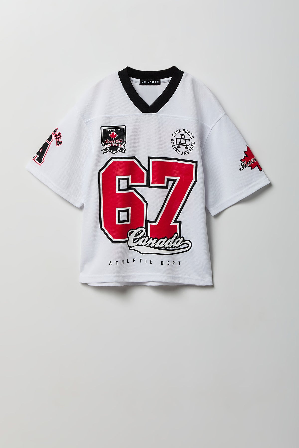 Vue alternative 3. Jersey en filet à imprimé Canada pour enfant