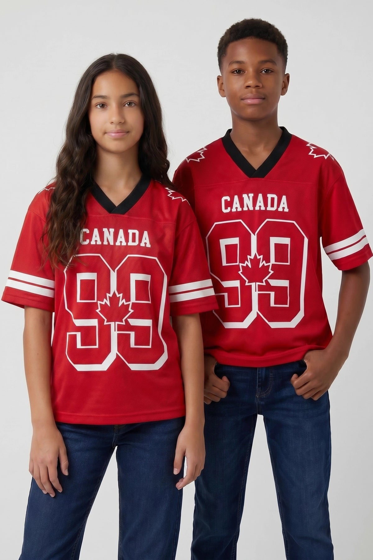 Jersey en filet à imprimé Canada pour enfant