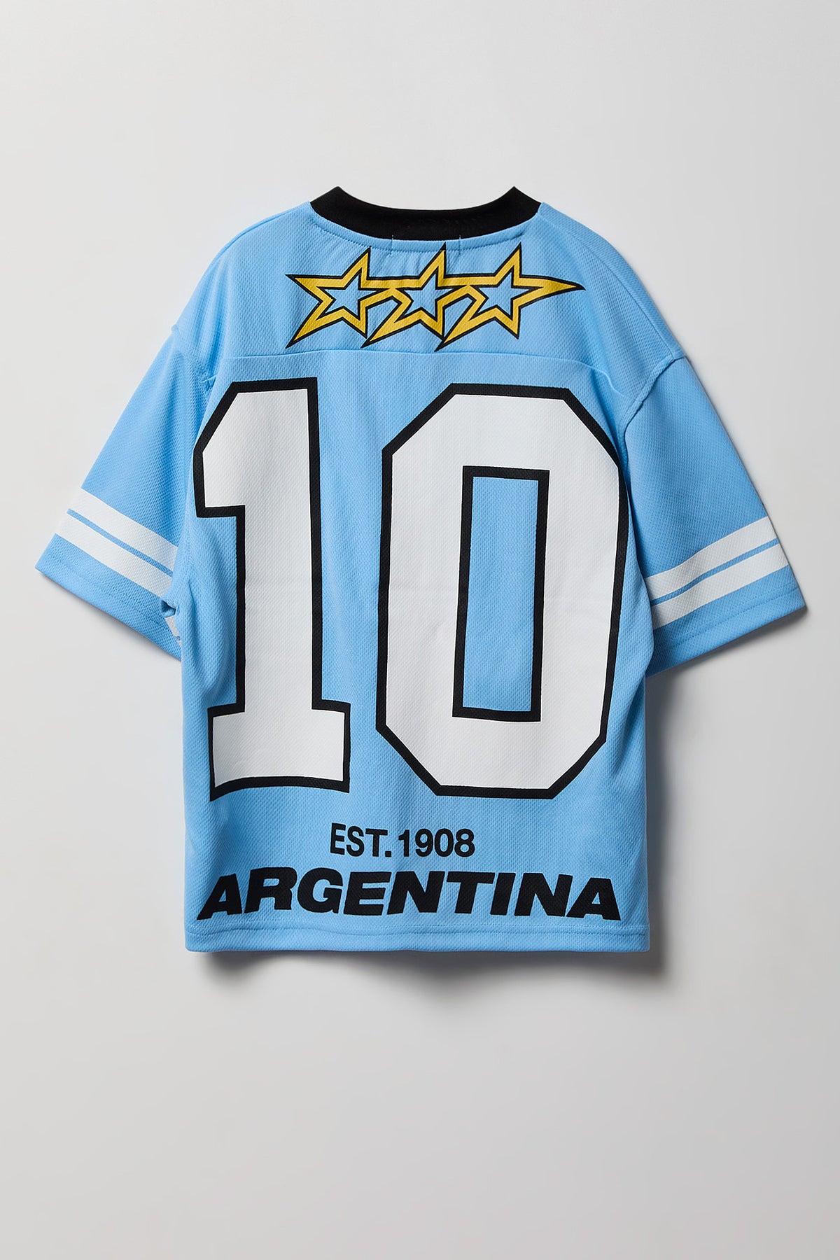 Vue alternative 4. Jersey en filet à imprimé Argentine pour enfant