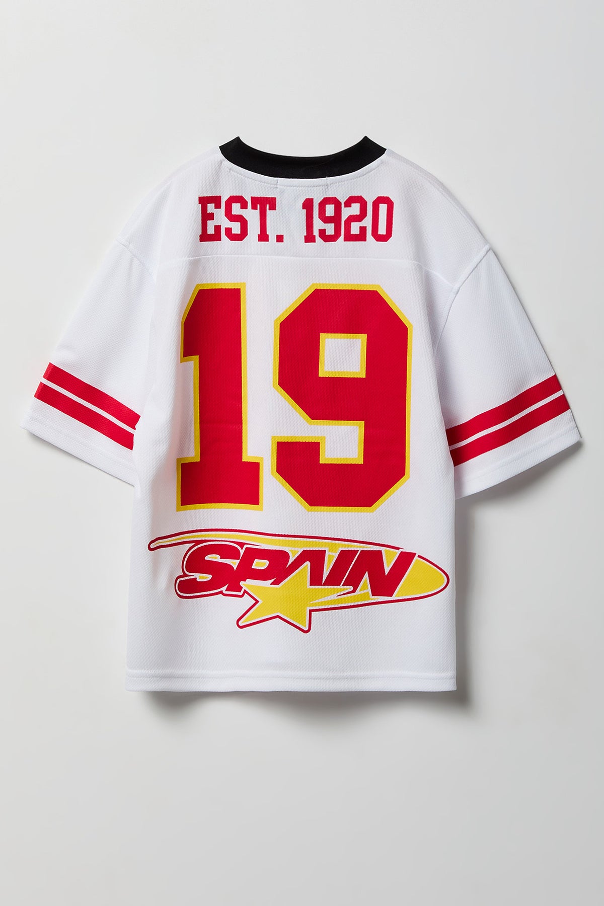 Alt View 4. Kids Spain Graphic Mesh Jersey - White