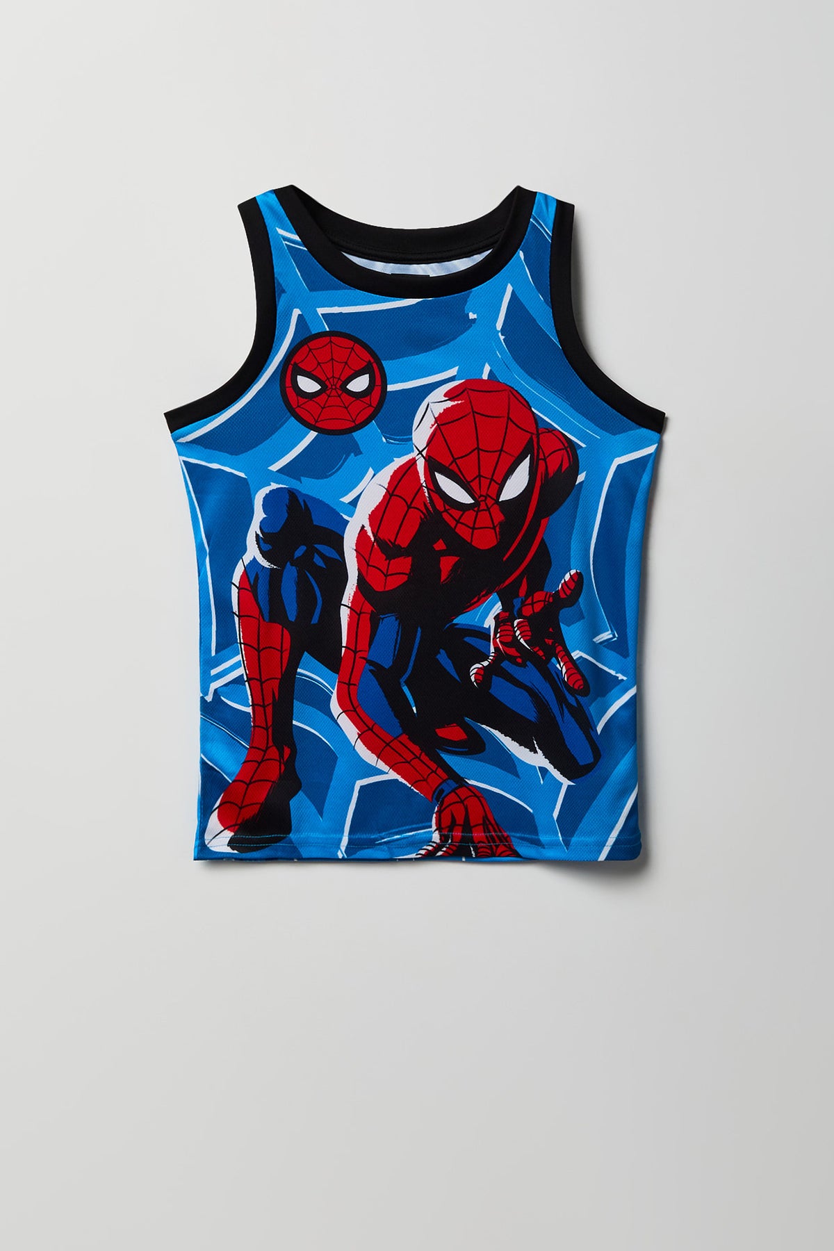 Boys Spider-Man Graphic Tank - Blue