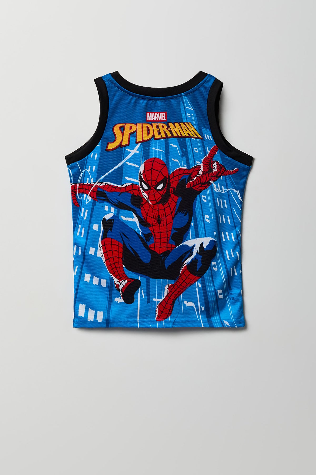 Alt View 2. Boys Spider-Man Graphic Tank - Blue