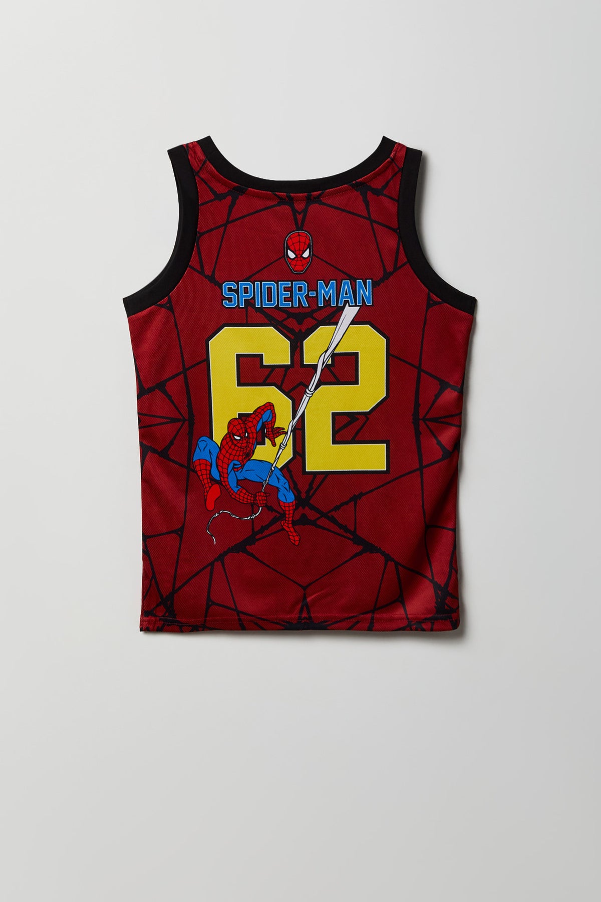 Alt View 2. Boys Spider-Man Graphic Tank - Red