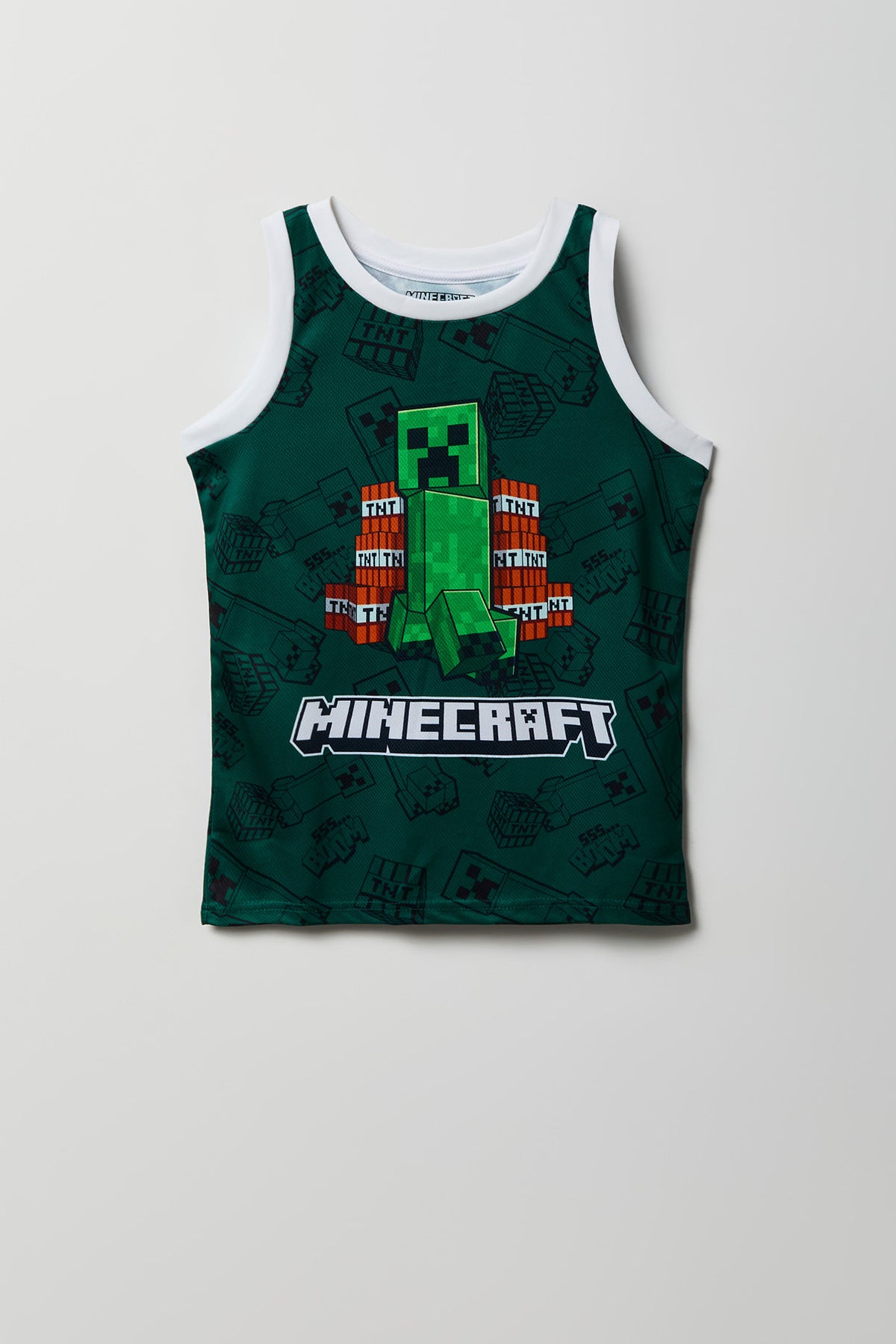 Débardeur à imprimé Minecraft pour garçon