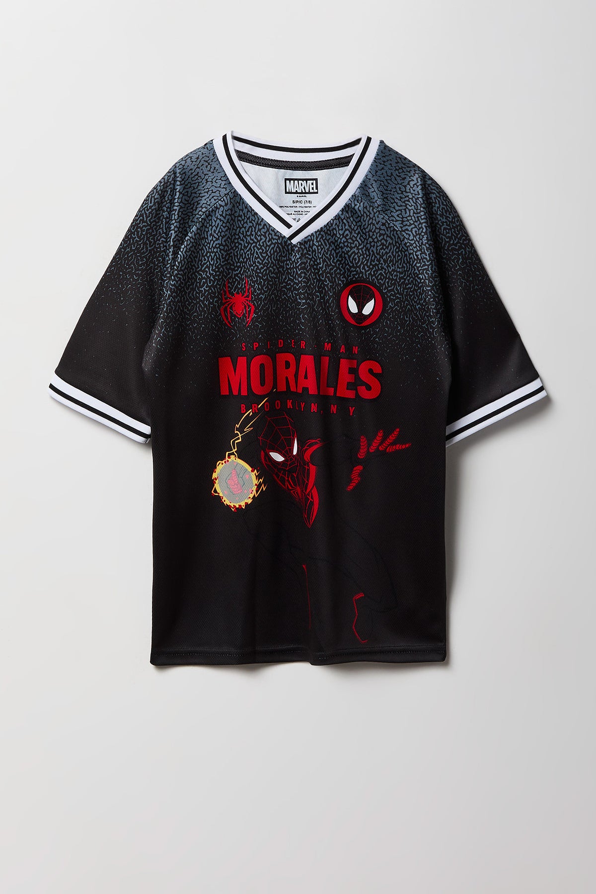 Jersey à imprimé Spider-Man Morales pour garçons