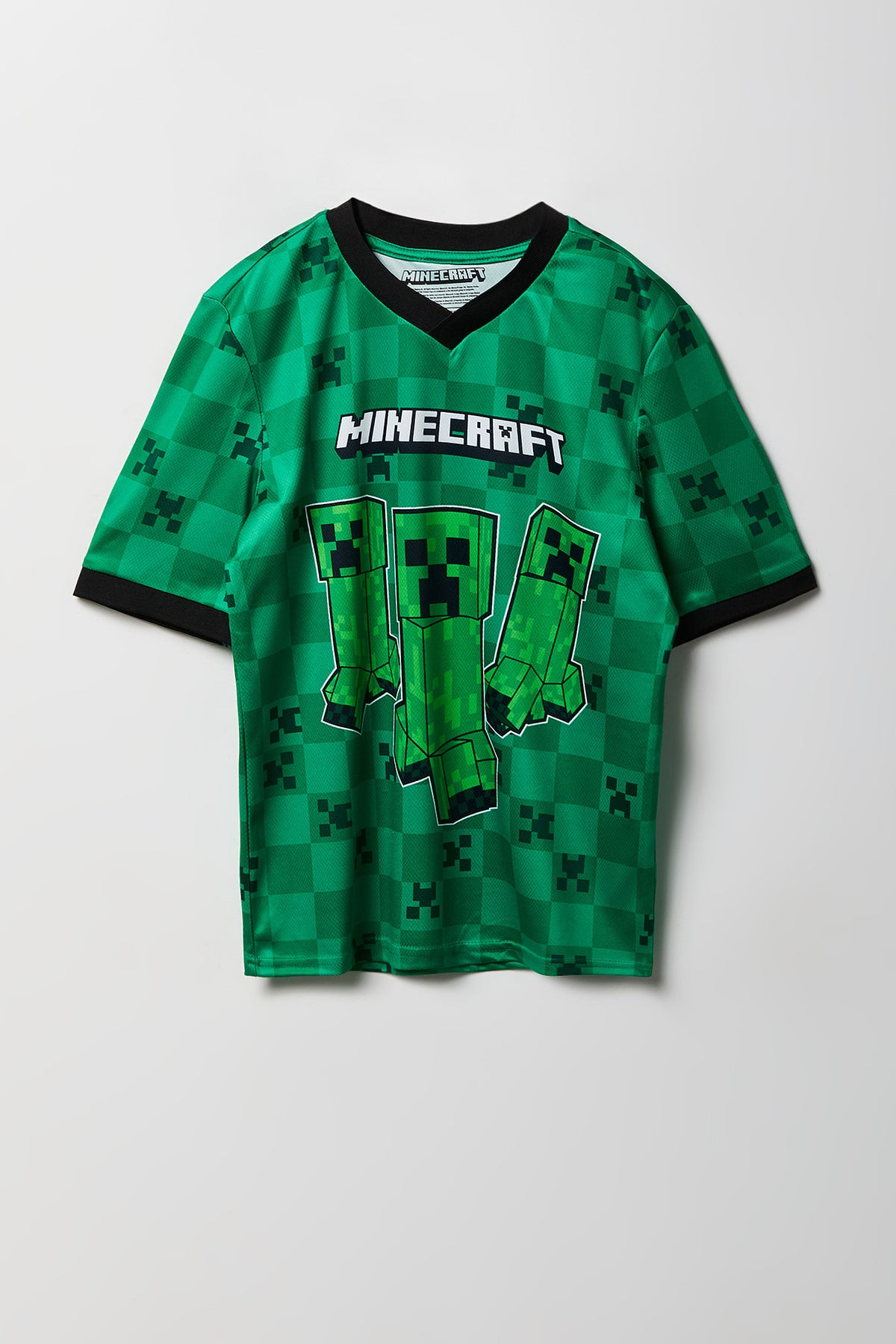 Boys Minecraft Graphic Jersey - Green