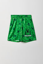 Boys Minecraft Graphic Active Short