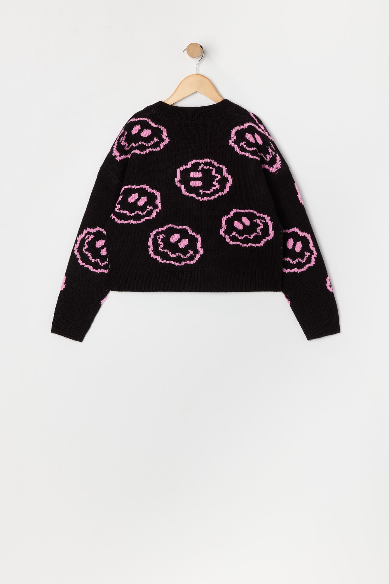 Girls Jacquard Knit Sweater