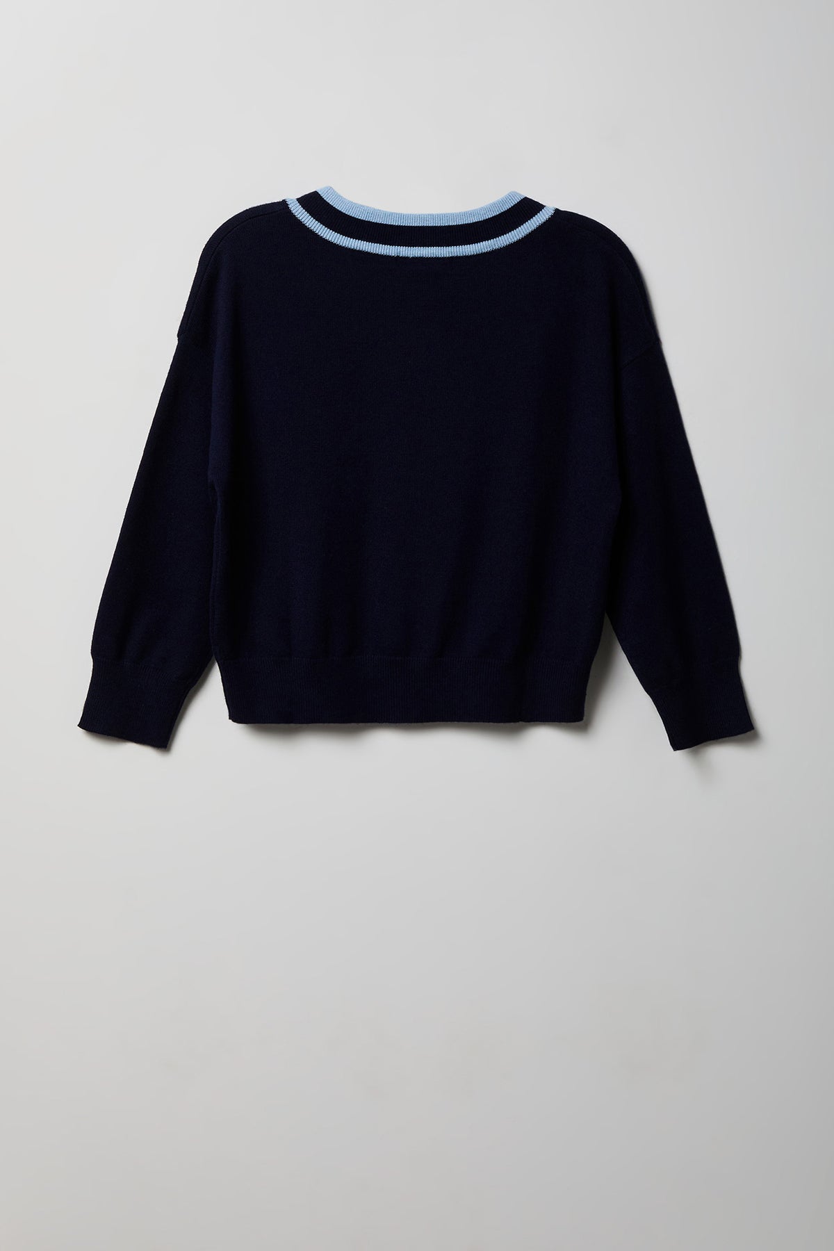 Vue alternative 2. Chandail en tricot de jacquard pour fille