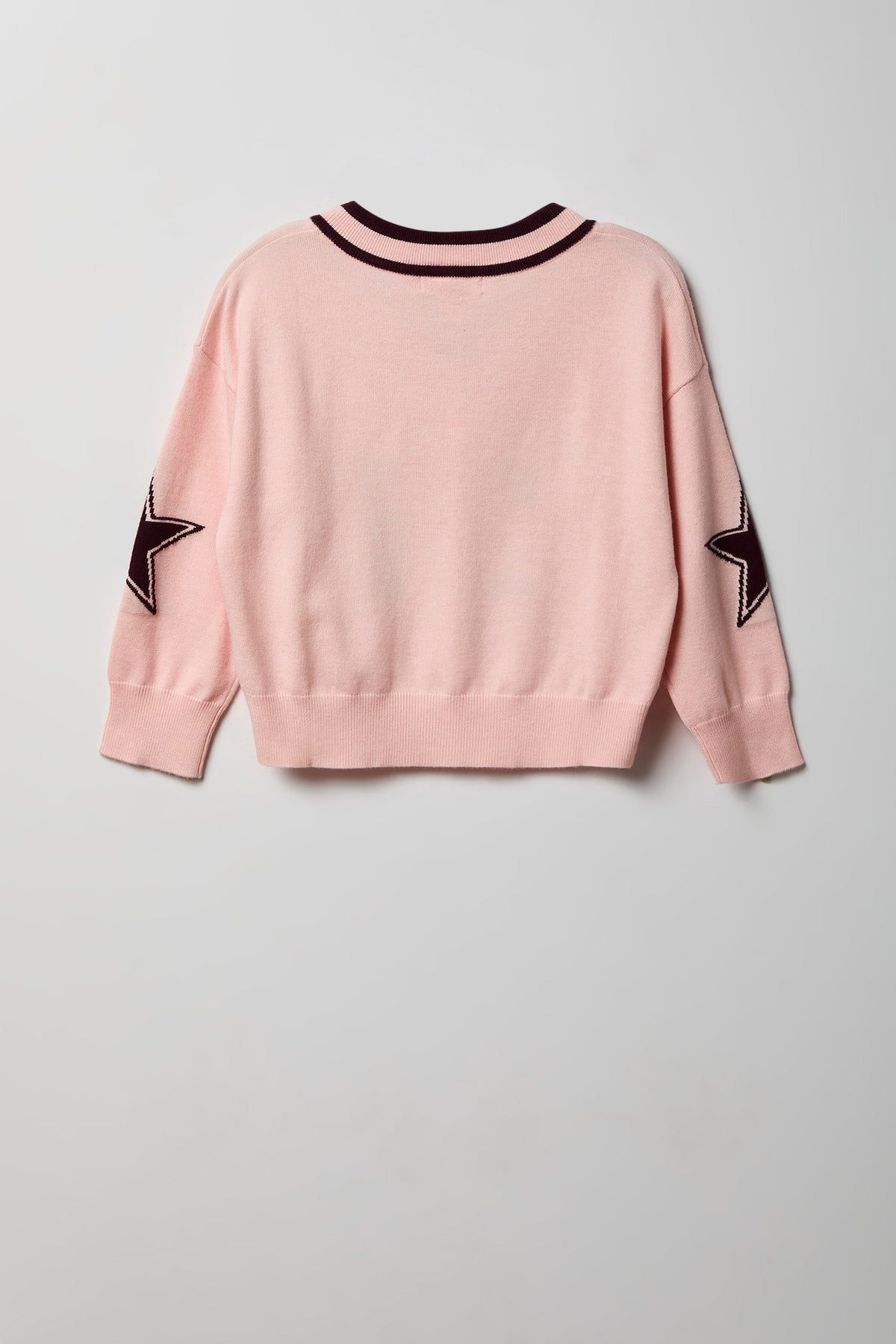 Vue alternative 2. Chandail en tricot de jacquard pour fille
