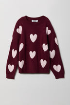 Girls Jacquard Knit Sweater