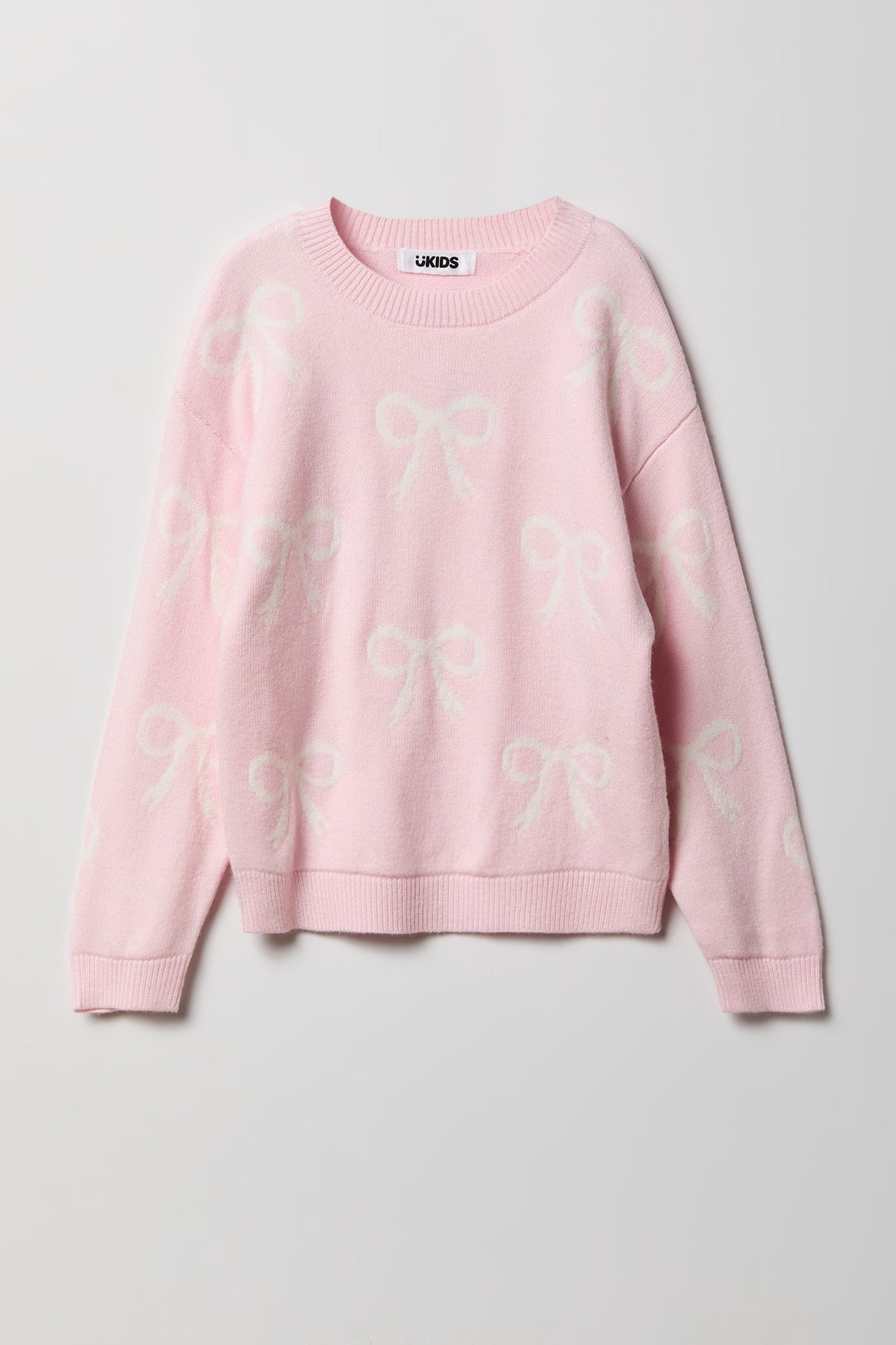 Chandail en tricot de jacquard pour fille