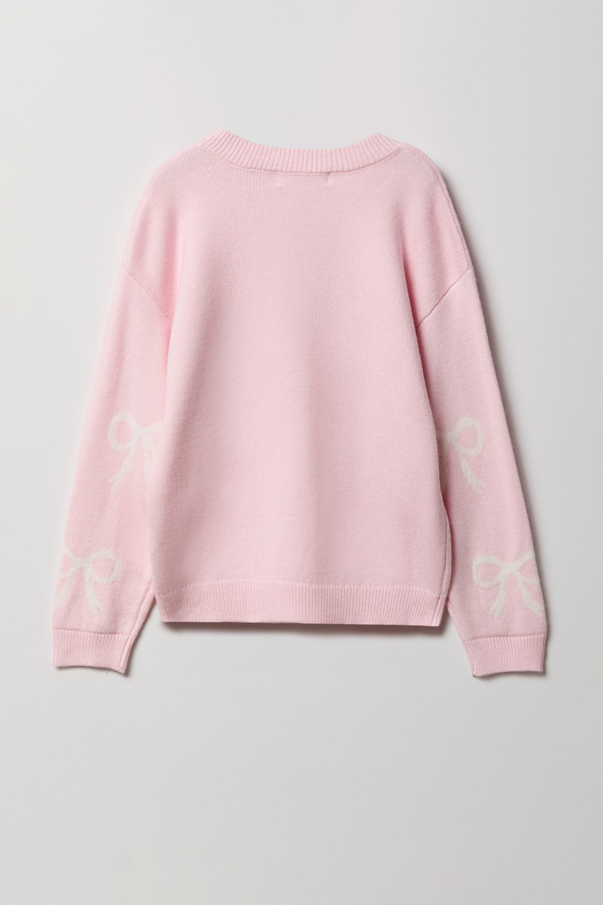 Vue alternative 2. Chandail en tricot de jacquard pour fille