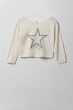 Girls Jacquard Knit Sweater