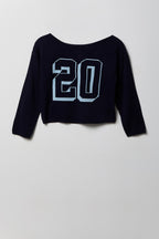 Girls Jacquard Knit Sweater