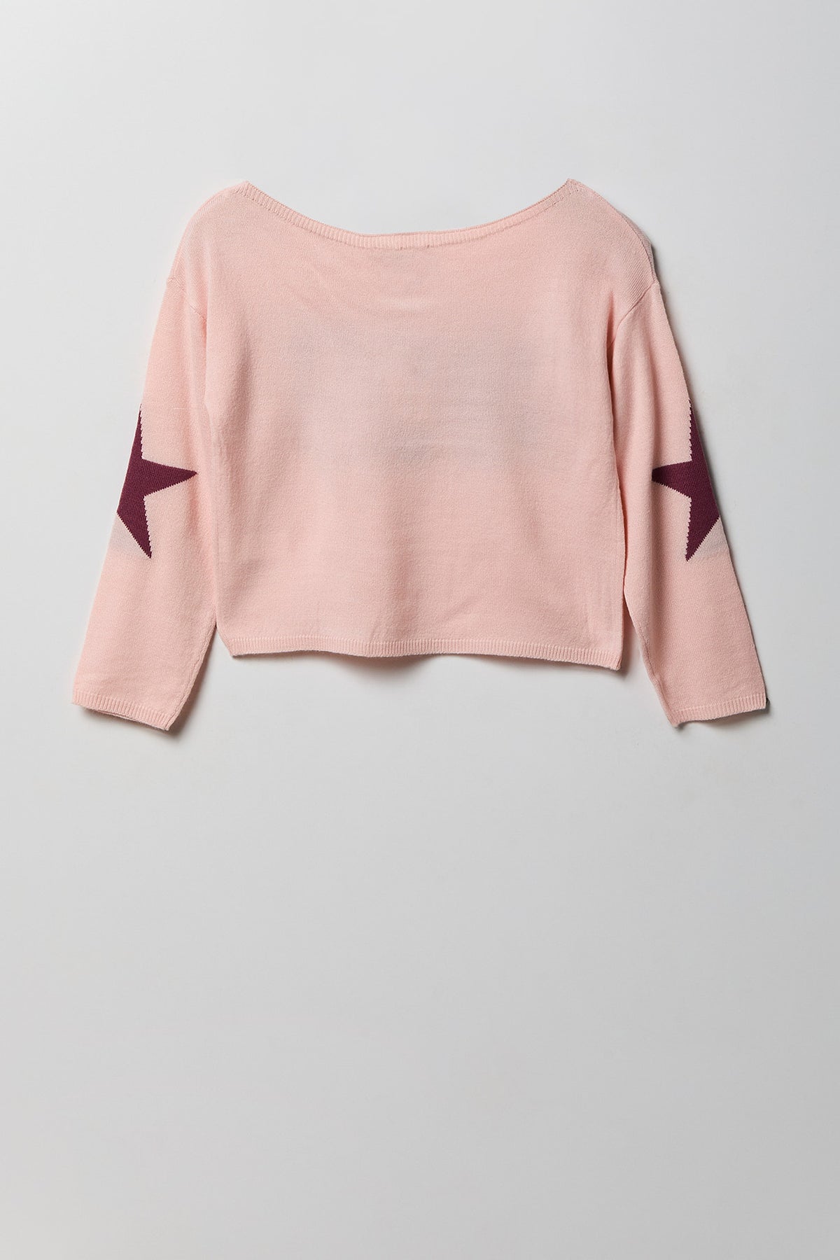 Vue alternative 2. Chandail en tricot de jacquard pour fille
