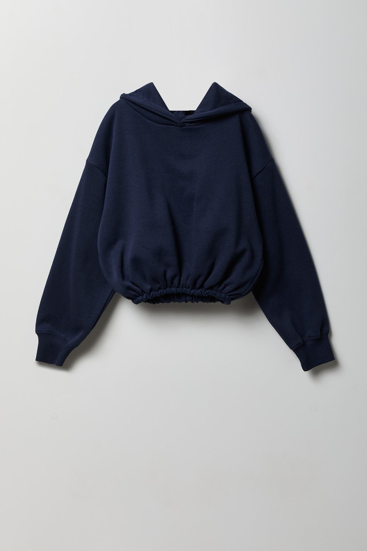 Haut à capuchon avec ourlet tulipe pour fille