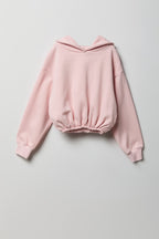 Girls Bubble Hem Hoodie