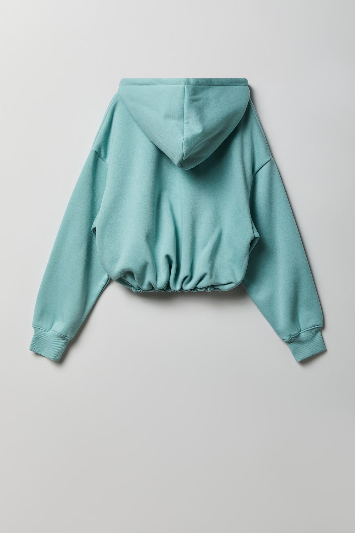 Vue alternative 2. Haut à capuchon imprimé avec ourlet tulipe pour fille