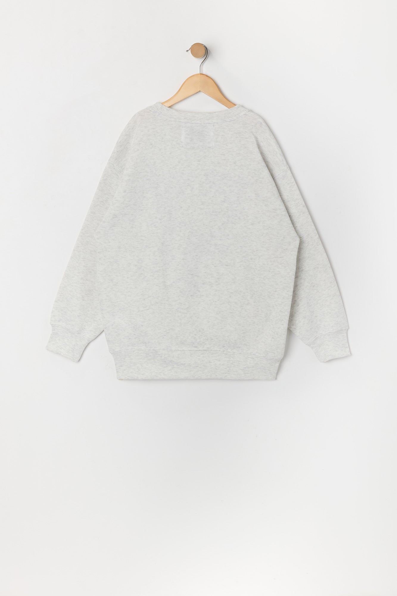 Girls Oversized New York Graphic Fleece Sweatshirt