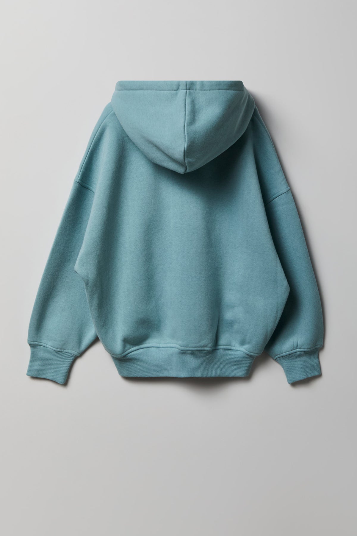 Alt View 2. Girls Luxe Fleece Boxy Hoodie - Aqua
