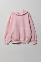 Girls Luxe Fleece Boxy Hoodie