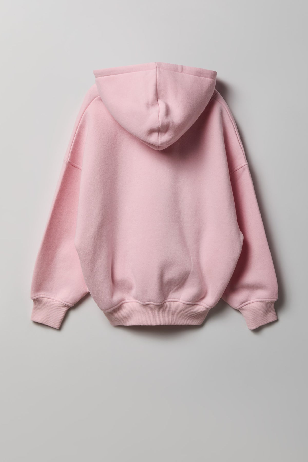 Alt View 2. Girls Luxe Fleece Boxy Hoodie - Pink